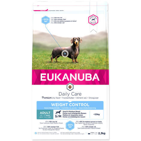 EUKANUBA Adult Small & Medium Light / Weight Control - 1