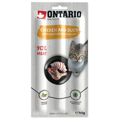 ONTARIO Stick for cats Chicken & Duck 15g - 1