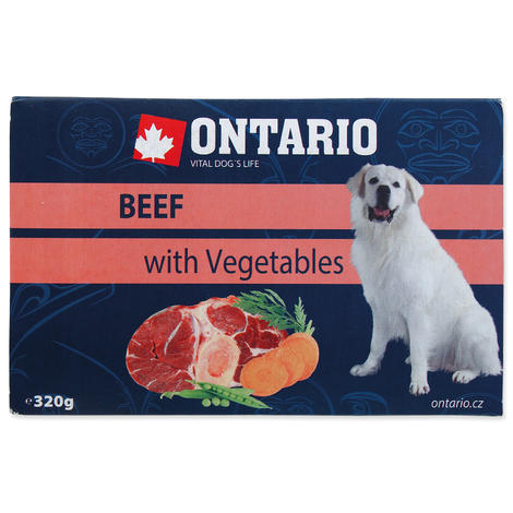 ONTARIO vanička Beef with vegetable 320g - 1