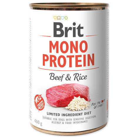 BRIT Mono Protein Beef & Brown Rice 5+1 ZDARMA 400g - 1