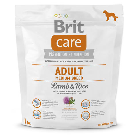 Granule BRIT Care Adult Medium Breed Lamb & Rice - 1