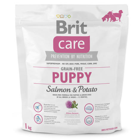 Granule BRIT Care Grain-Free Puppy Salmon & Potato - 1