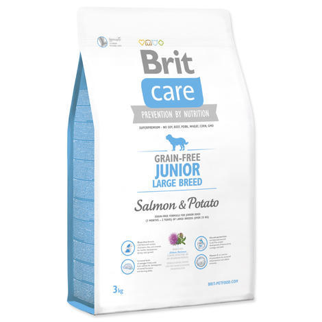 Granule BRIT Care Grain-Free Junior Large Breed Salmon & Potato - 1